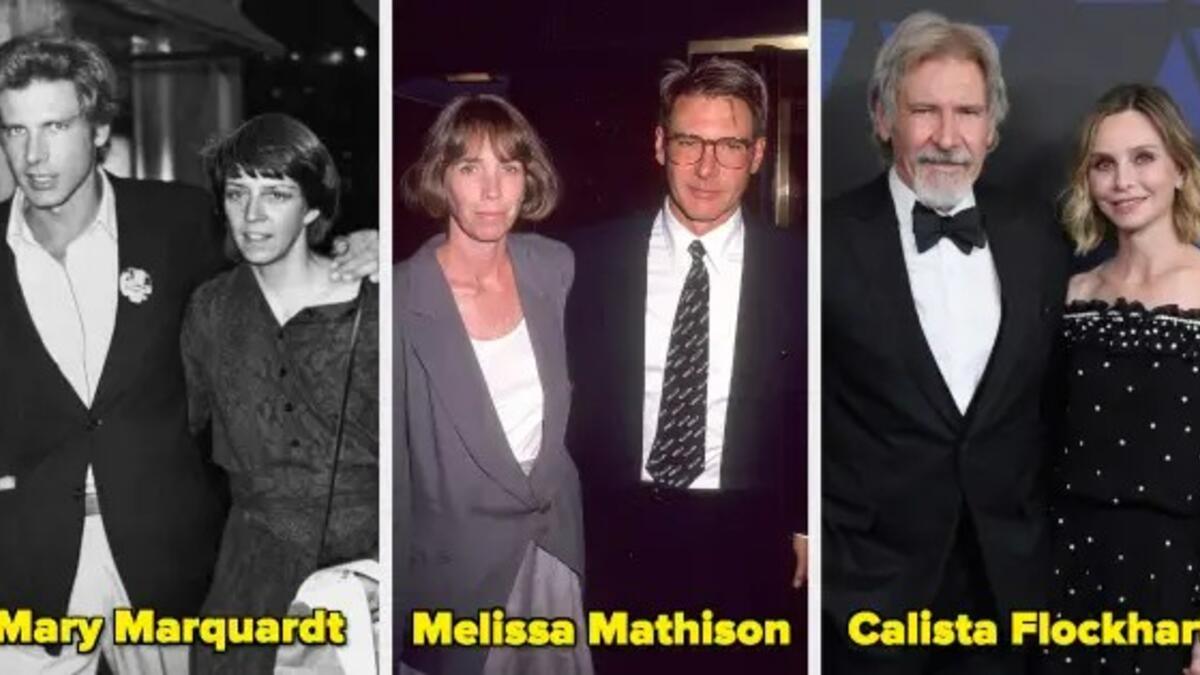 الممثل هاريسون فورد: تزوج من الرسامة والشيف ماري ماركوارت (1964-1979)، ومن ثم من  كاتبة السيناريو ميليسا ماثيسون (1983-2004)، وبعدها من الممثلة كاليستا فلوكهارت (2010 إلى الوقت الحاضر).