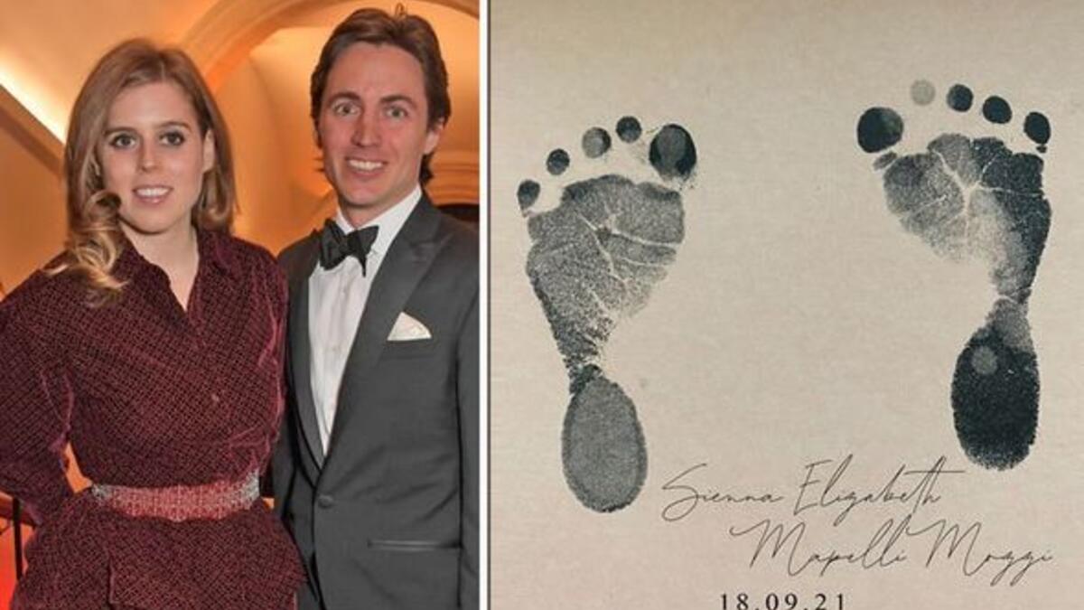 10- سيينا إليزابيث مابيلي موزي - من مواليد 18 سبتمبر 2021. ابنة بياتريس