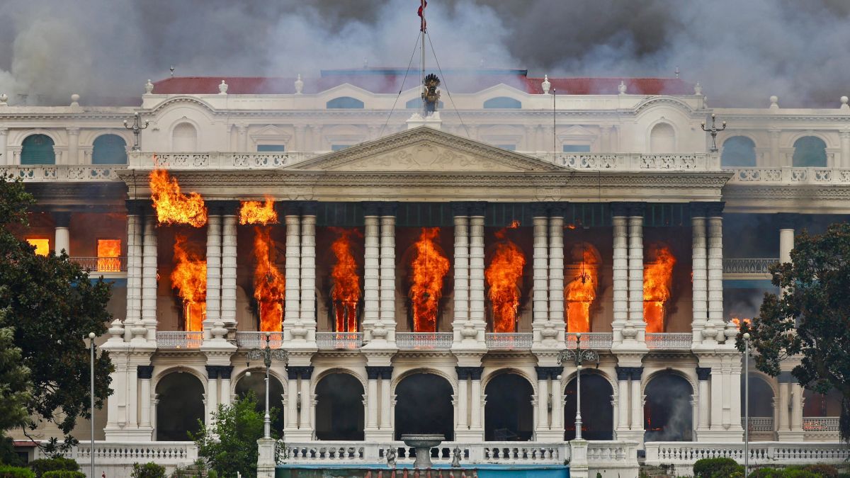 Nepalese Parliament torched and PM resigns 