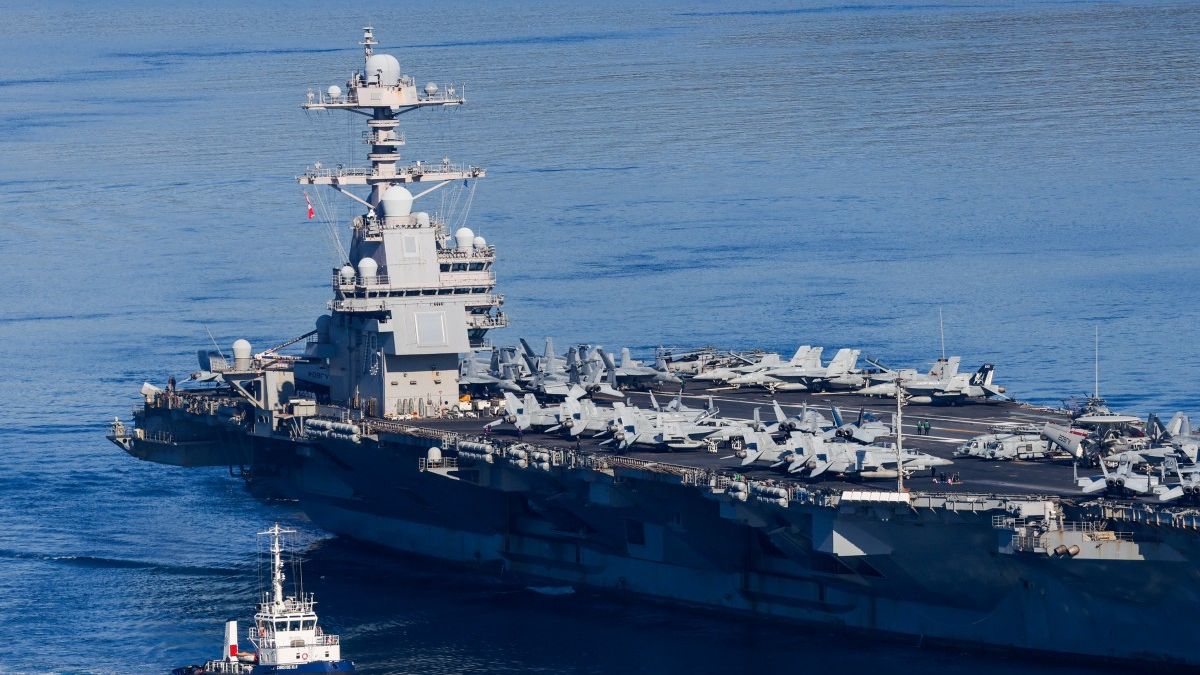 Two U.S. sailors injured in fire aboard USS Gerald R. Ford 