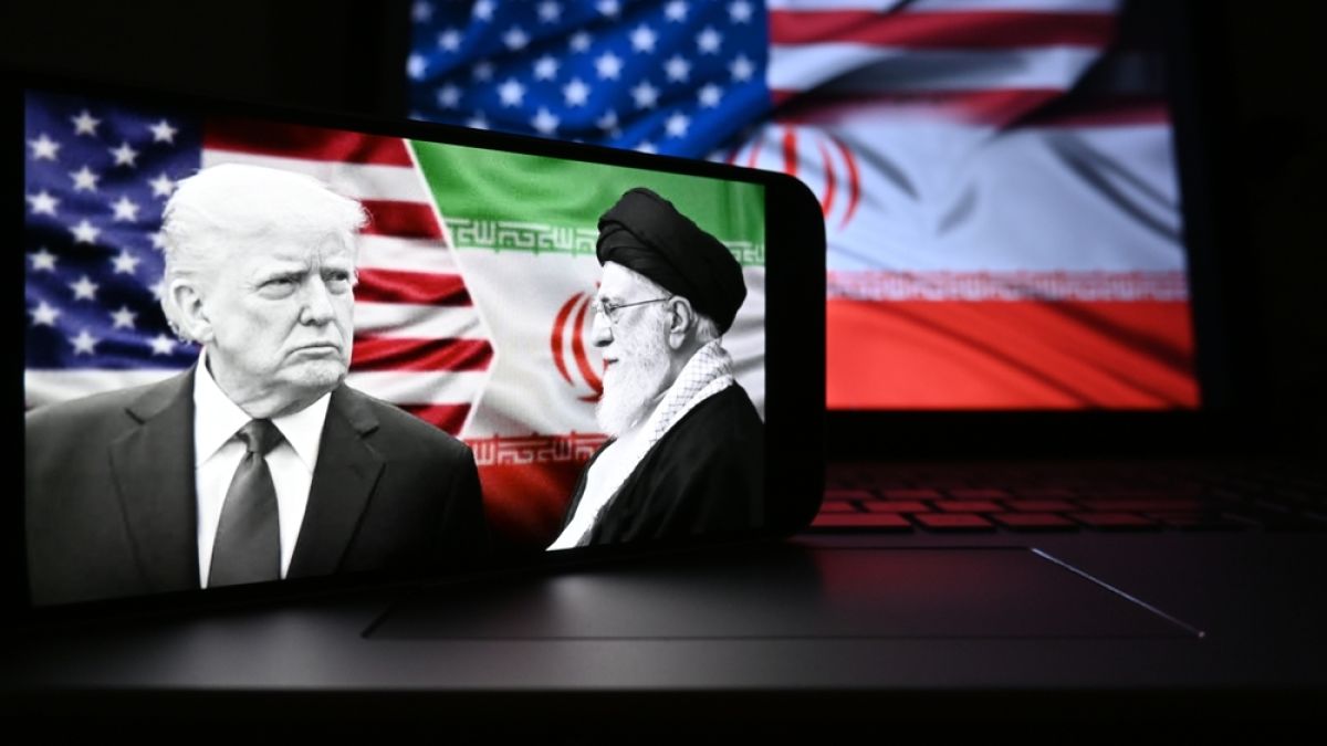 Donald Trump and Ali Khamenei
