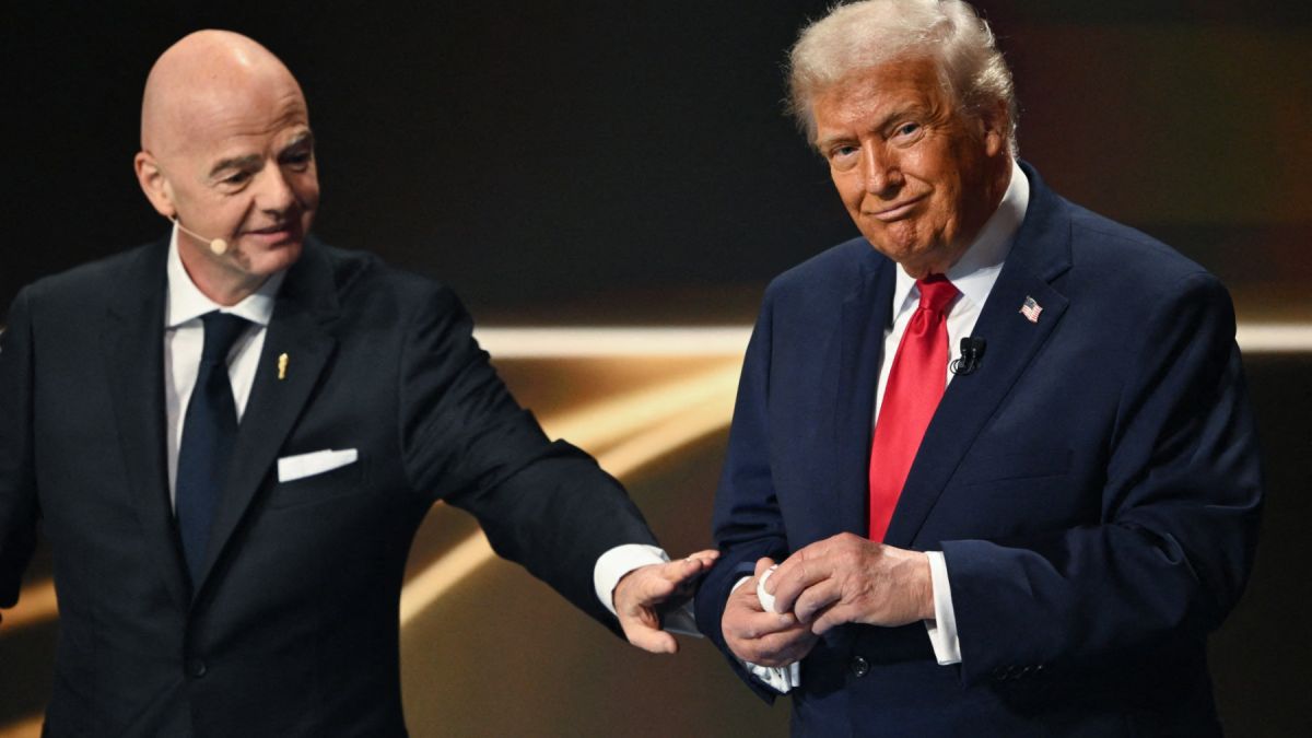 FIFA President Infantino with US President Trump