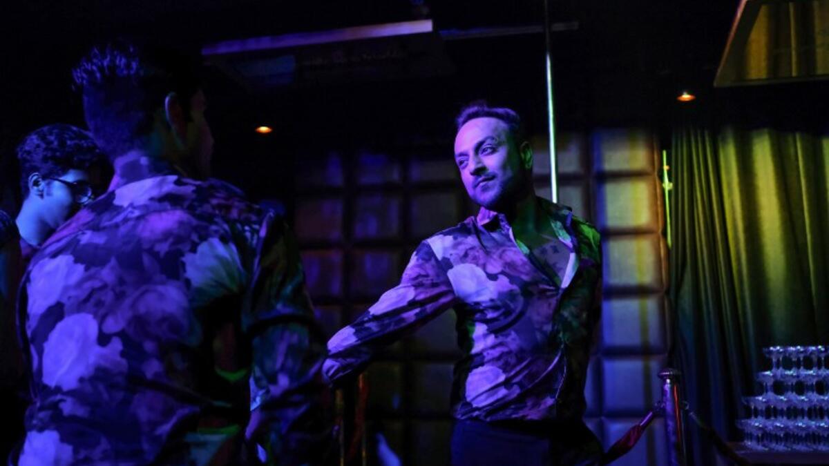 In this photo taken on September 6, 2018 Indian revellers party at the 'Kitty Su' nightclub in the Lalit Hotel in New Delhi, as members and supporters of the lesbian, gay, bisexual, transgender (LGBT) community celebrate the Indian Supreme Court decision to strike down a colonial-era ban on gay sex. 
Noemi CASSANELLI / AFP