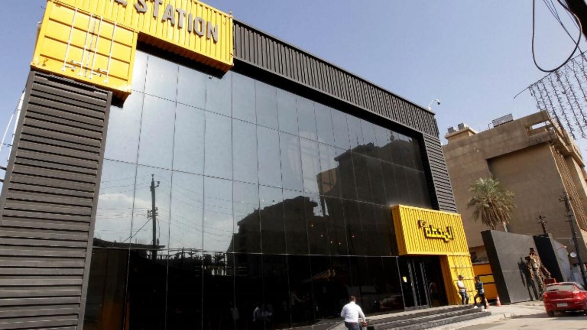 Iraqis attend a meeting at "The Station", Baghdad's incubator for would-be entrepreneurs, in the Iraqi capital on November 17, 2018.
SABAH ARAR / AFP