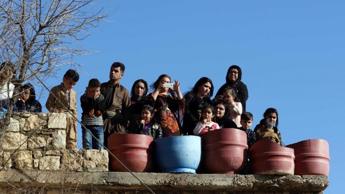 The Persian New Year is an ancient Zoroastrian tradition celebrated by Iranians and Kurds which coincides with the vernal (spring) equinox and is calculated by the solar calendar.
SAFIN HAMED / AFP