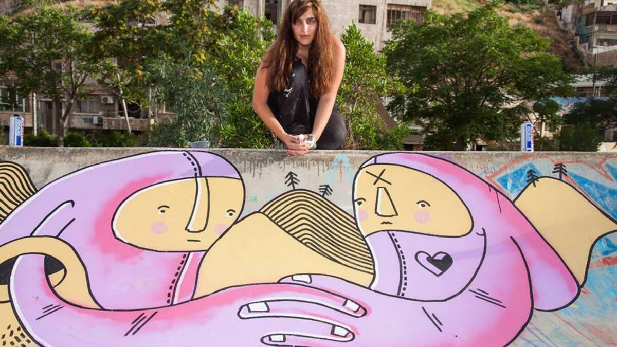 Jordanian artist Yara Hindawi (Facebook)