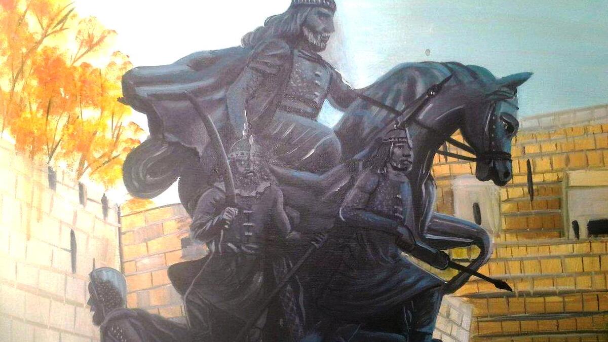 horse-rider-painting-zaatari-camp-art-palmyra-2015