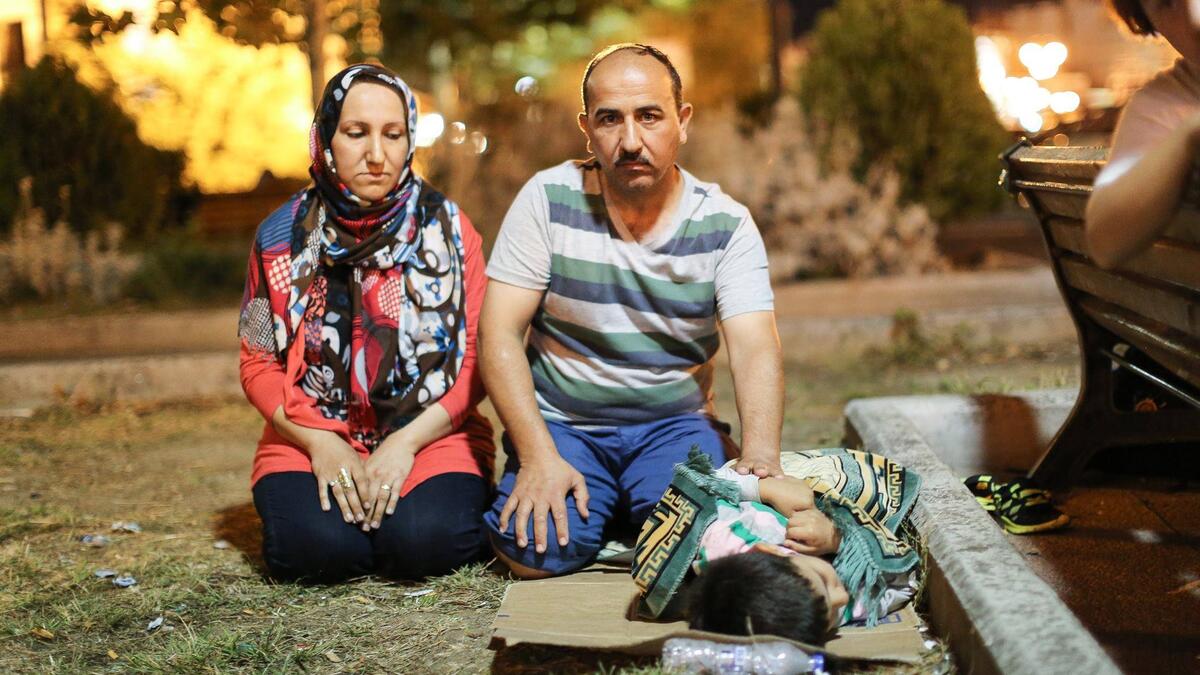 “We started receiving text messages one day. They said: ‘Give us money, or we will burn down your house.’ One night we woke up and our house was on fire. We sold everything we owned, and we left. Everyone here has been very nice to us. A priest even gave us this carpet to pray on. He told us: ‘We have the same God.’” (Lesvos, Greece)