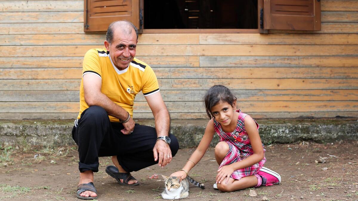 “When we were getting on the plastic boat, I heard her say something that broke my heart. She saw her mother being crushed by the crowd, and she screamed: 'Please don't kill my mother! Kill me instead!'" (Lesvos, Greece)