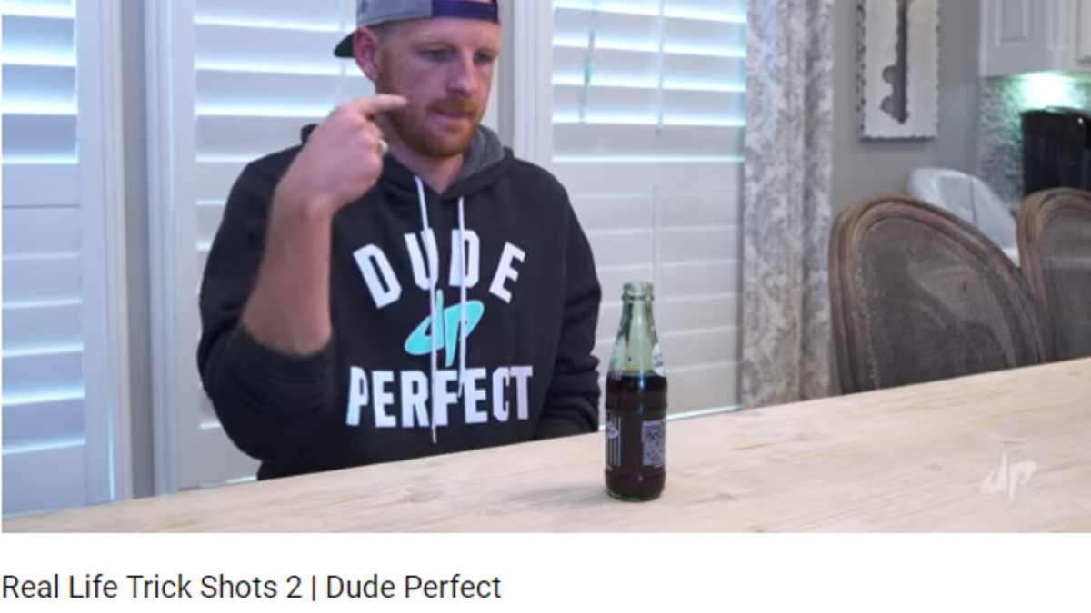 فيديو Real Life Trick Shots 2  لمجموعة dude perfect  الشهيرة والذي أصدره في شهر يناير وحصد أكثر من 136 مليون مشاهدة.