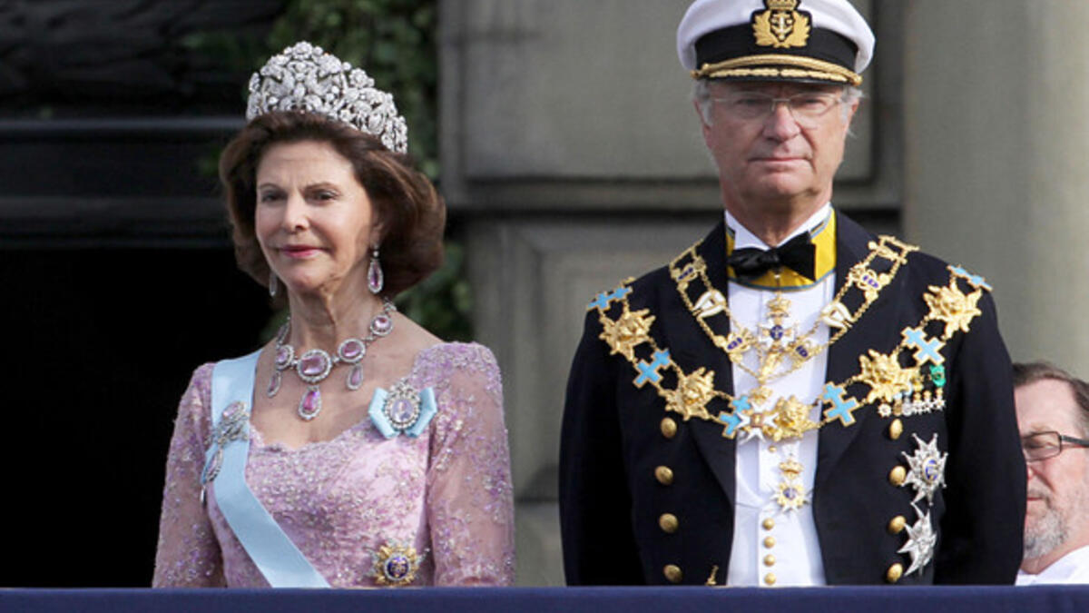 المركز السادس: الملك كارل السادس عشر غوستاف، السويد قيمة ثروته تصل إلى 70 مليون دولار.