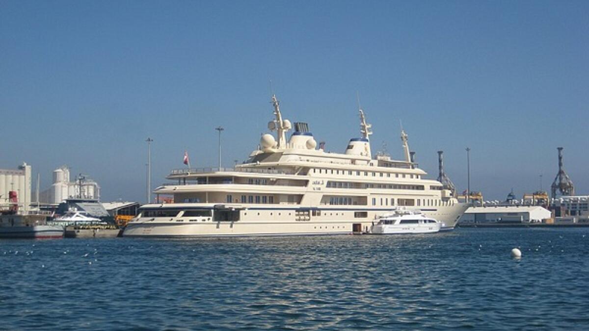 3. Al Said - Sultan Qaboos of Oman

At 155m, Sultan Qaboos’ yacht Al Said is currently the fifth largest in the world, and the third largest owned by an Arab. Boasting an enormous helipad, the yacht actually looks more like a cruise ship or passenger ferry than a luxury superyacht.
(Wikipedia - Creative Commons)