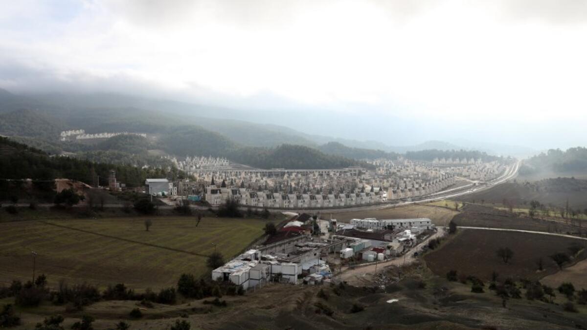 A photo shows hundreds of houses part of the Sarot Group's Burj Al Babas project  close to the town centre of Mudurnu in the Bolu northwestern region. 
Adem ALTAN / AFP