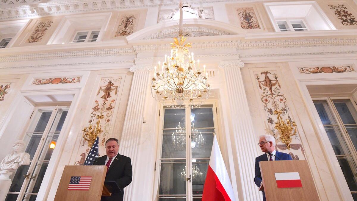 During the press conference Secretary of State Pompeo emphasized the importance of good PLO-US relations and thanked Poland for co-hosting the Warsaw Summit to promote a future of peace and security in the Middle East (Twitter)