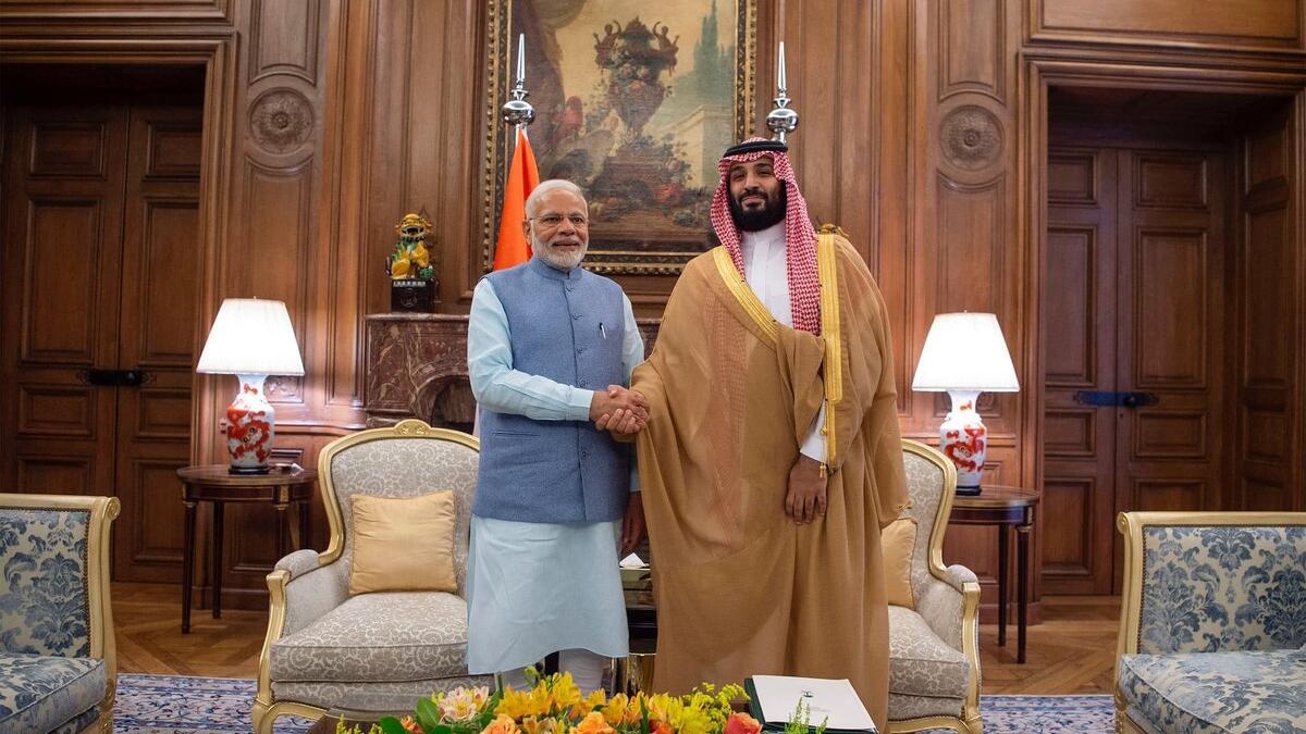 Saudi Arabia’s Crown Prince Mohammed bin Salman is expected to announce a $1 billion investment in infrastructure and the farming sector in India during his first visit to the South Asian nation. (Twitter)