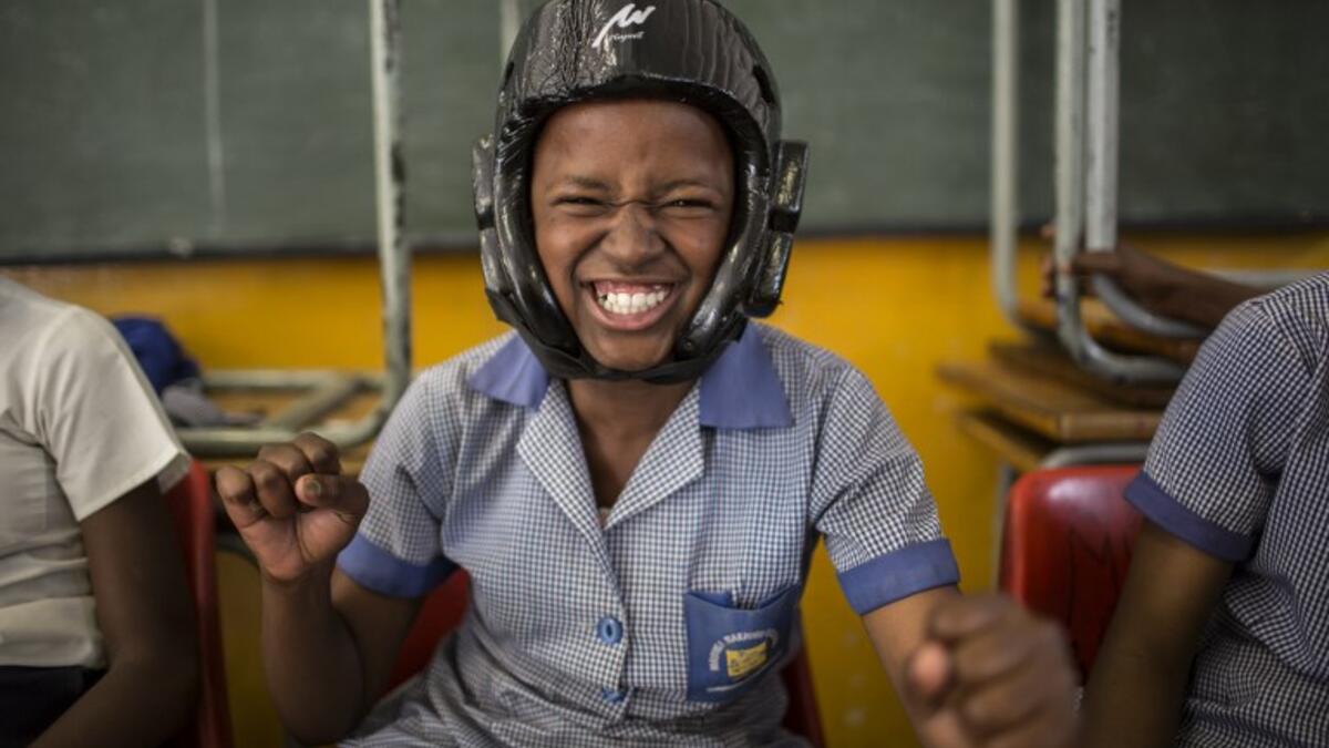 Official statistics suggest that more than 110 rapes are recorded by the police each day in South Africa. (GULSHAN KHAN / AFP)