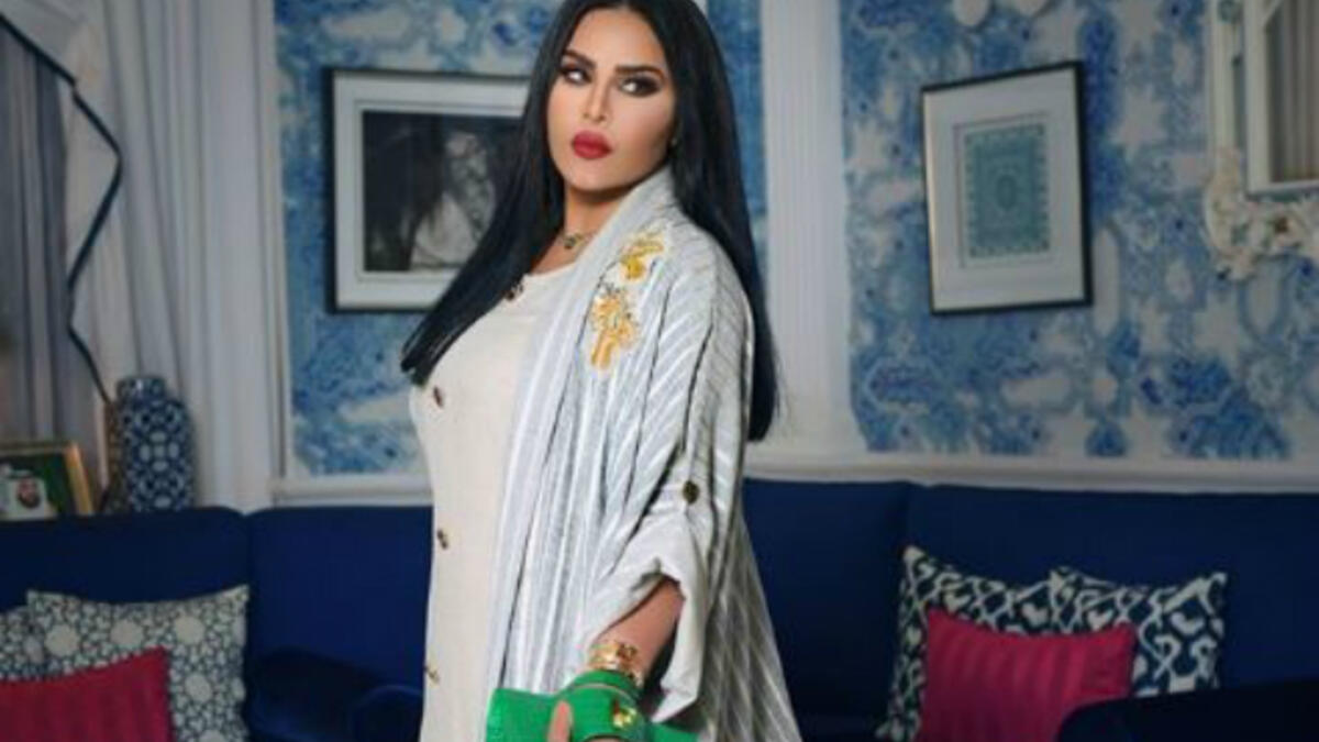 Ahlam posted pictures of herself wearing multiple Jalabiya designs that are available on her online store to