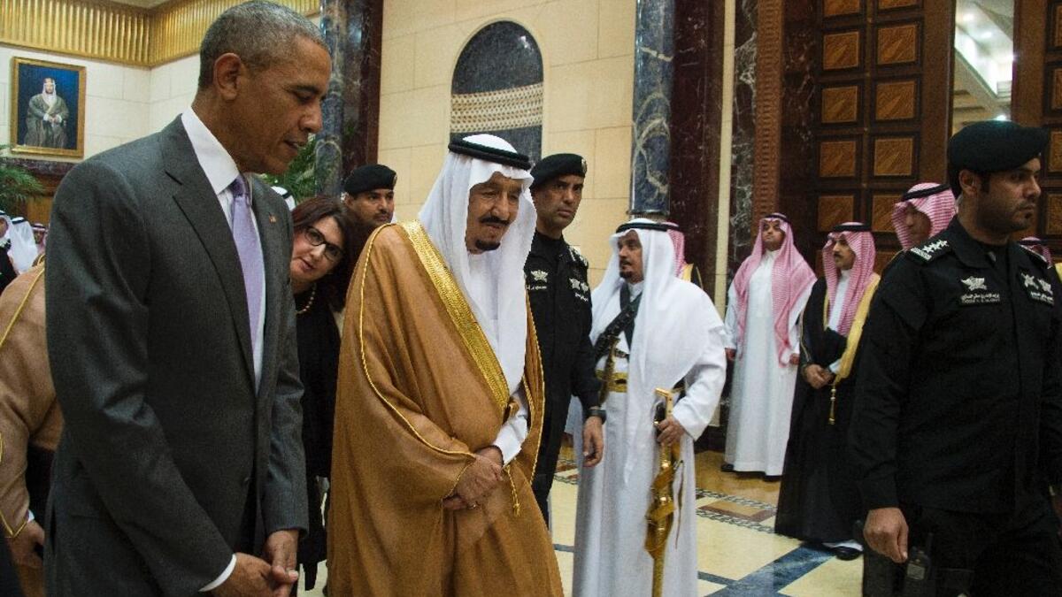 Saudi Arabia US Obama