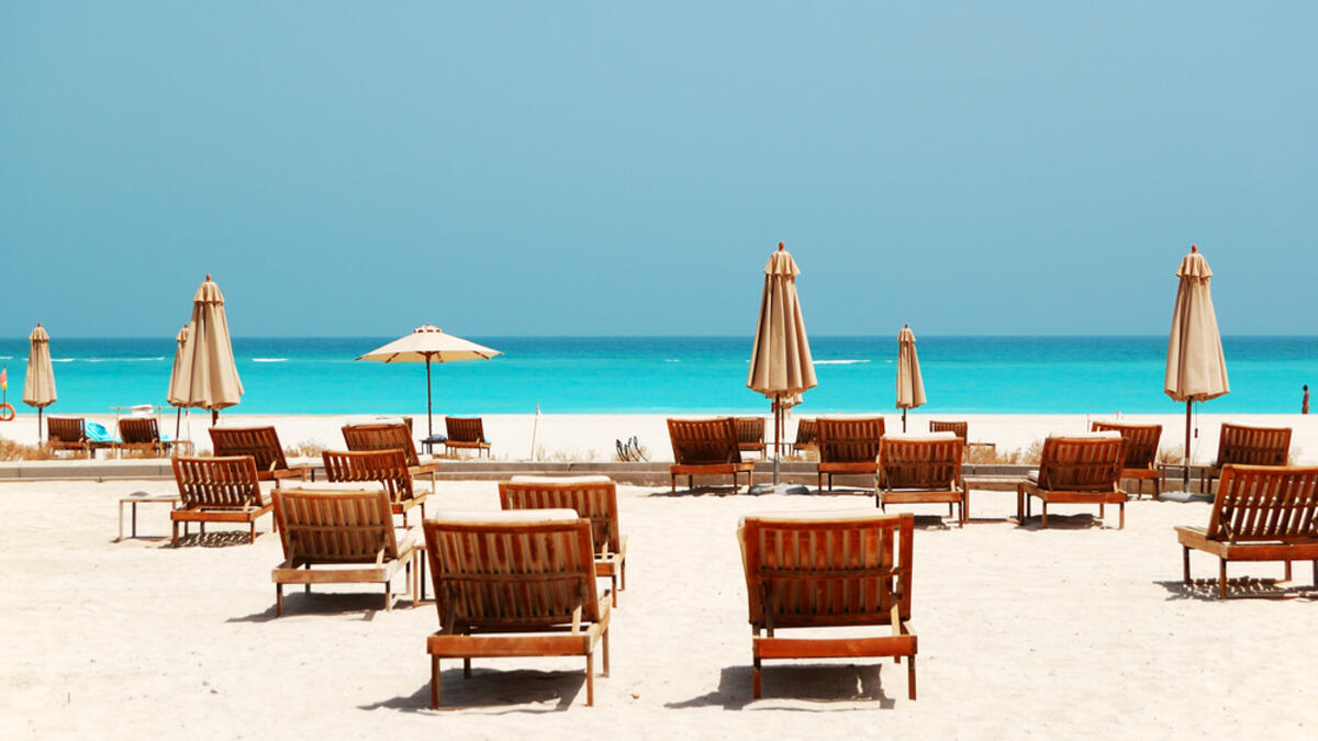 Saadiyat Island, Abu Dhabi, UAE
Is a tourism-cultural project for nature and Emirati heritage and culture, consists of a large, low-lying island, 500 metres off the coast of Abu Dhabi island (Shutterstock/File Photo)