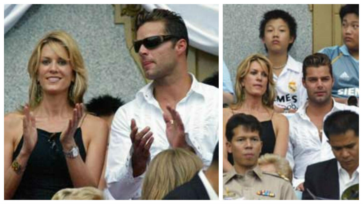 يعشق صاحب أغنية The Cup of Life "ريكي مارتن" والتي قدمها في كأس العالم 1998 نادي ريال مدريد الإسباني فقد شوهد في 2003 برفقة "روبيكا دي ألبا" صديقته آنذاك بقميص النادي الملكي خلال مباراته الودية  في تايلاند.