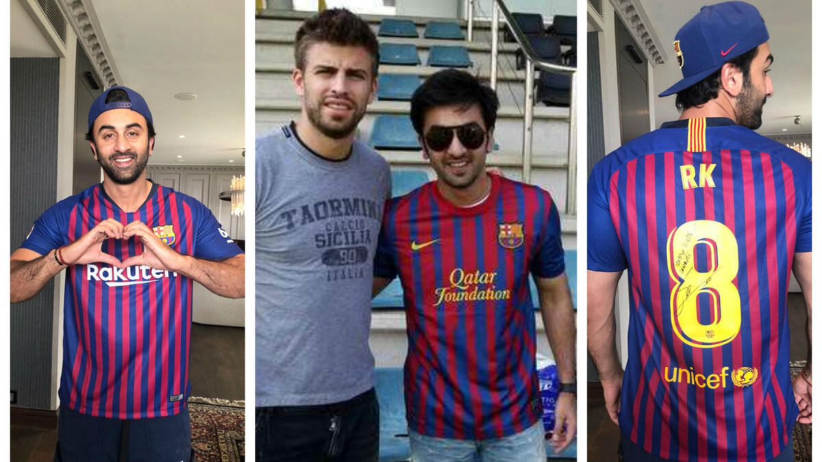 عشق نجم بوليوود "رانبير كابور" لنادي برشلونة جعلهم يختاروه عضوًا فخريًا للنادي وسفيرهم الرسمي في الهند عام 2011، وقال في مقابلة تلفزيونة: "لقد كنت دائمًا من عشاق برشلونة بسبب الطريقة التي يلعبون بها كرة القدم".