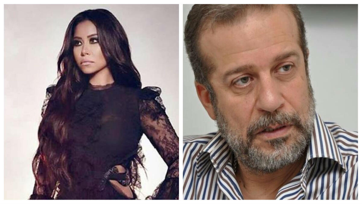 أزمة مع شريف منير: في 2014 اعتدت شيرين على جارها شريف منير ببعض الألفاظ في رسالة أرسلتها له عبر الهاتف، ثم إلقاء بعض الأشياء من شرفة منزلها على بيته كادت أحدها أن تصيب أحد أبنائه، ما دفع منير لتحرير محضر ضدها.