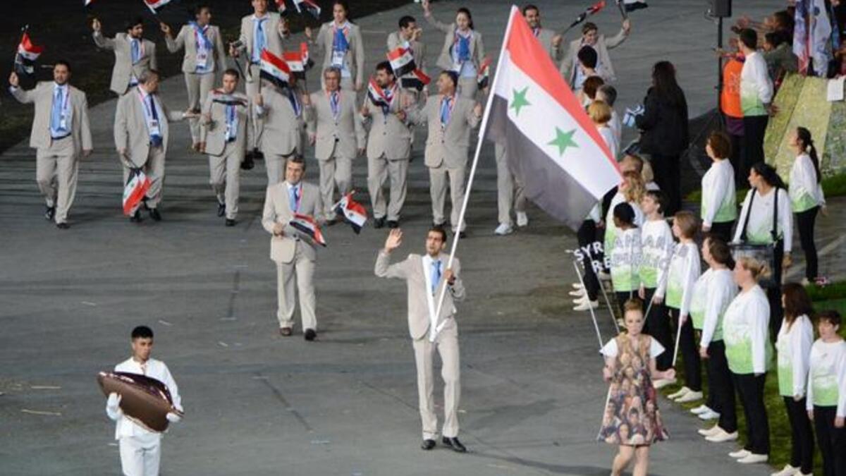 Syria tries to gain medals while losing friends at London 2012 Games.
