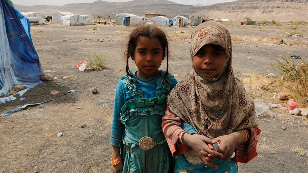 In Yemen, 2 million children are out of school (Twitter)