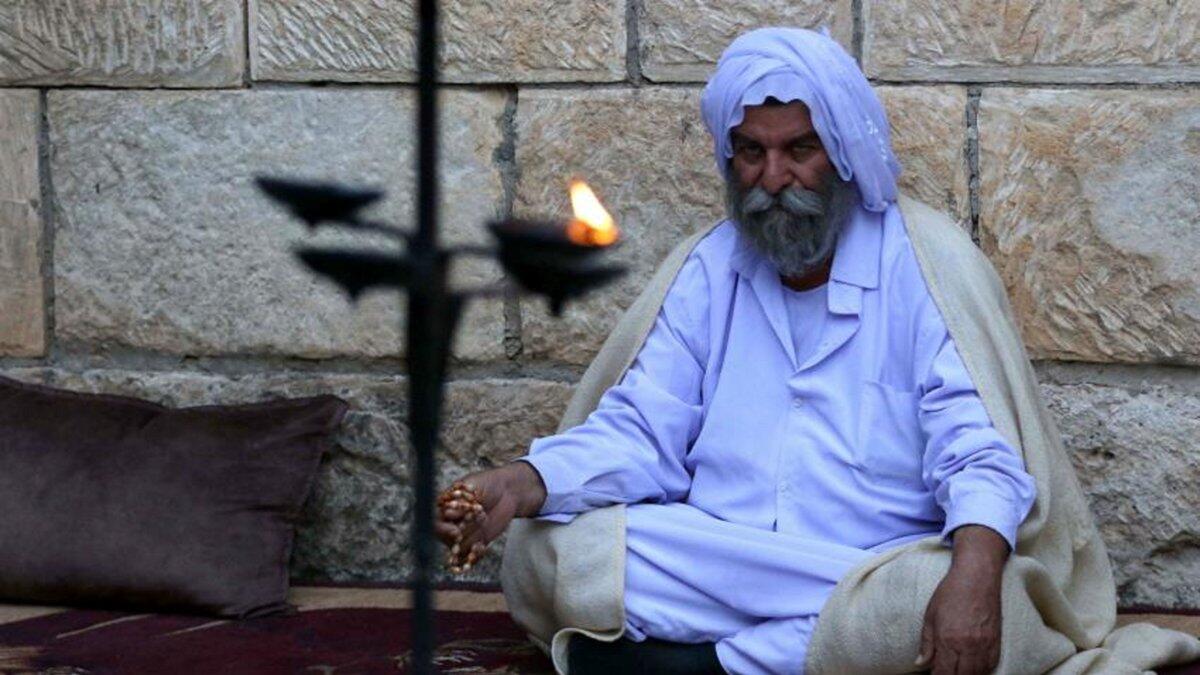 Yazidis in northern Iraq celebrating the Festival of Assembly (Twitter)