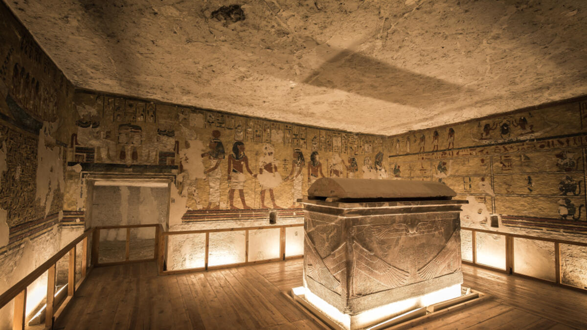 Unique shot of the Ay tomb in Valley of the Kings. (Shutterstock/ File)