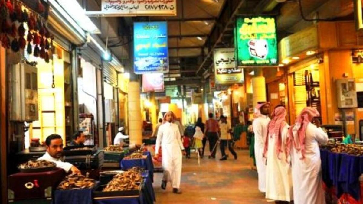 Saudis, Muslims world-wide, are gearing up for Eid by spending time in the markets to stock up on traditional treats and perhaps a new outfit, (above at the Mecca market in central Riyadh). Saudi nationals can still make Umrah (the year-round holy pilgrimage) while foreigners must wait til after the Eid.