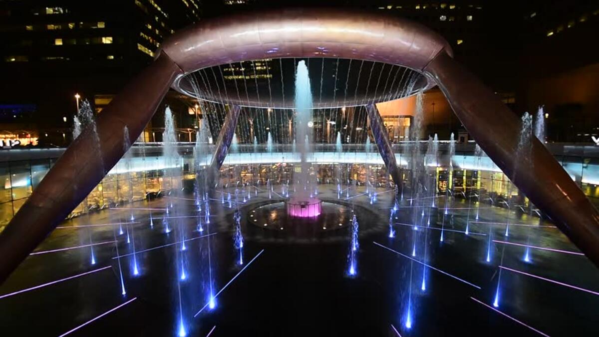 The largest in the world is The Fountain of Wealth in Singapore. (Shutterstock)