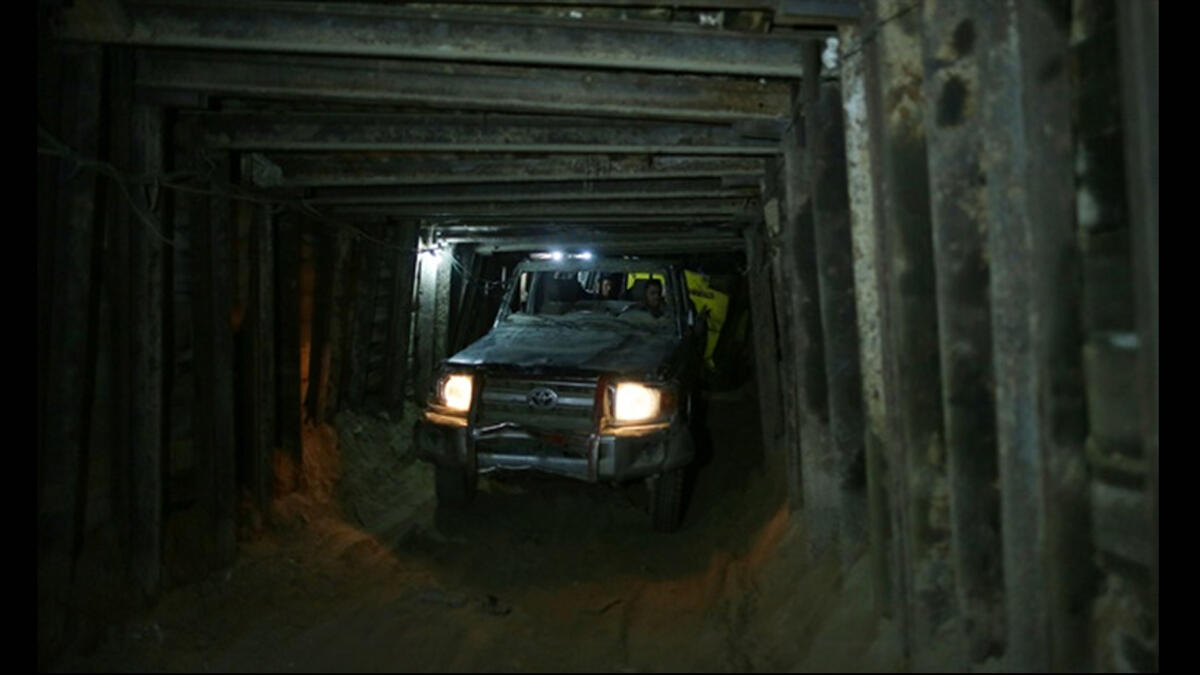 gaza tunnels hamas underground