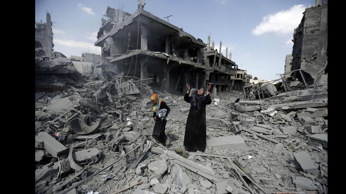gaza destruction