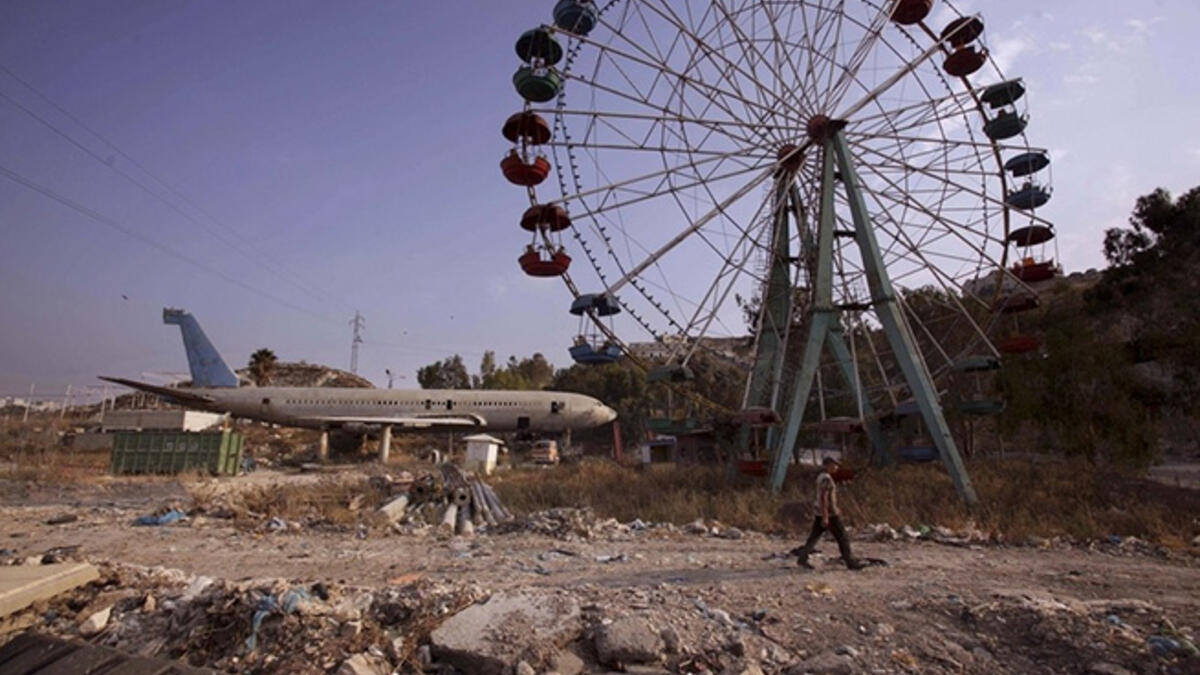 abandoned palestine amusement park
