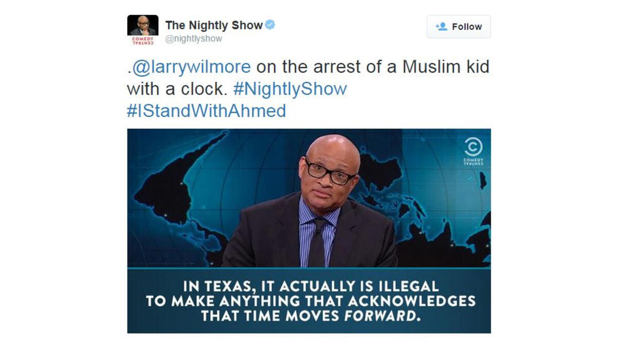 Larry Wilmore tweet