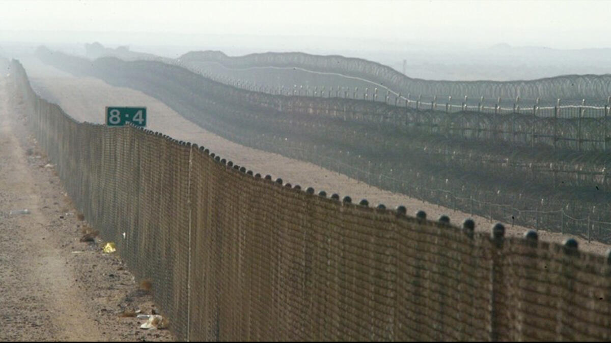 Iraq wall near Kuwait