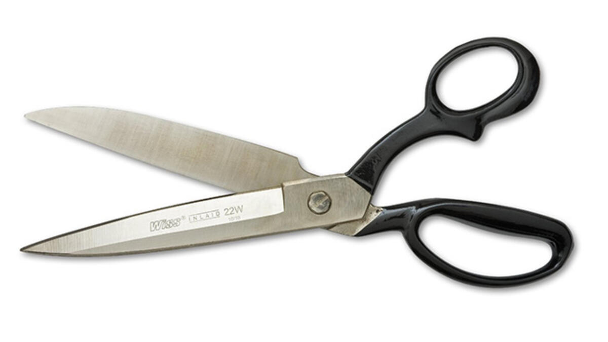 scissors left open