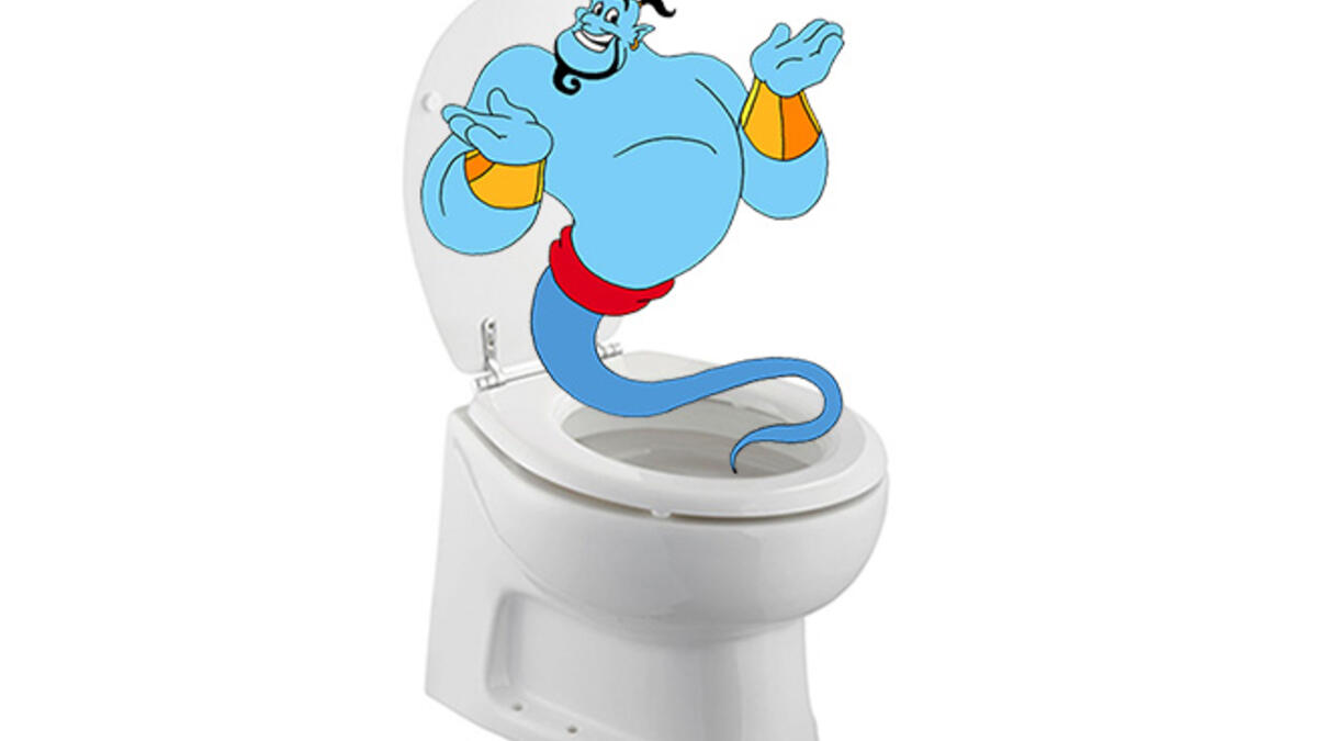 Aladdin magic lamp jinn