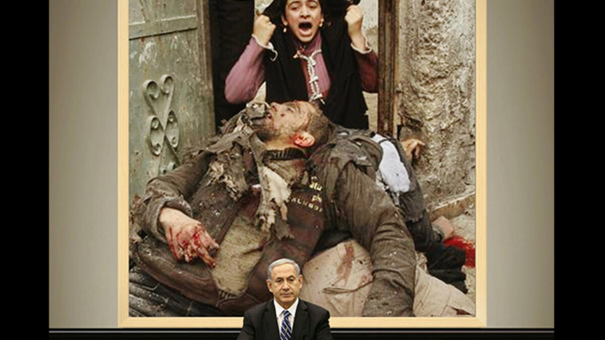 Israeli Prime Minister Benjamin Netanyahu gets a surprisingly light touch, given the myriad horrors of last summer offensive on Gaza, and the riveting photography that captured it all.