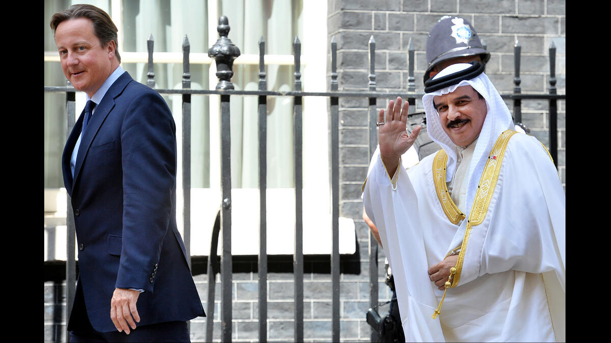 King of Bahrain visit london