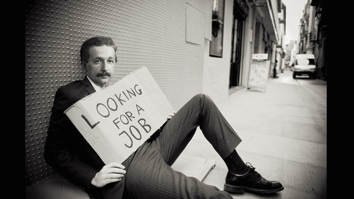 The younger Einstein