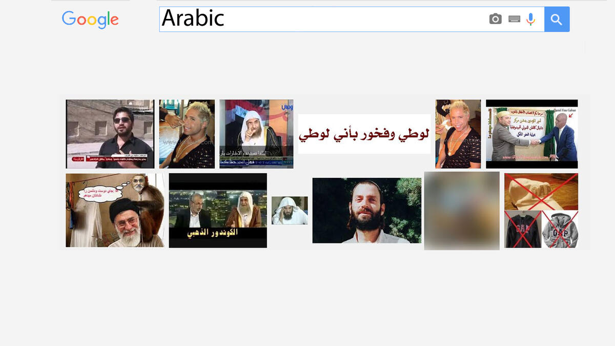 Google Arabic gay