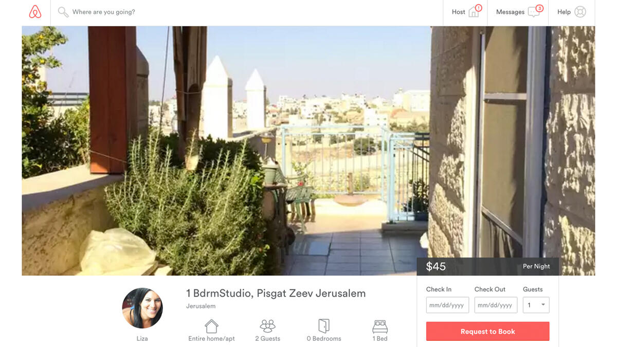 airbnb west bank settlement