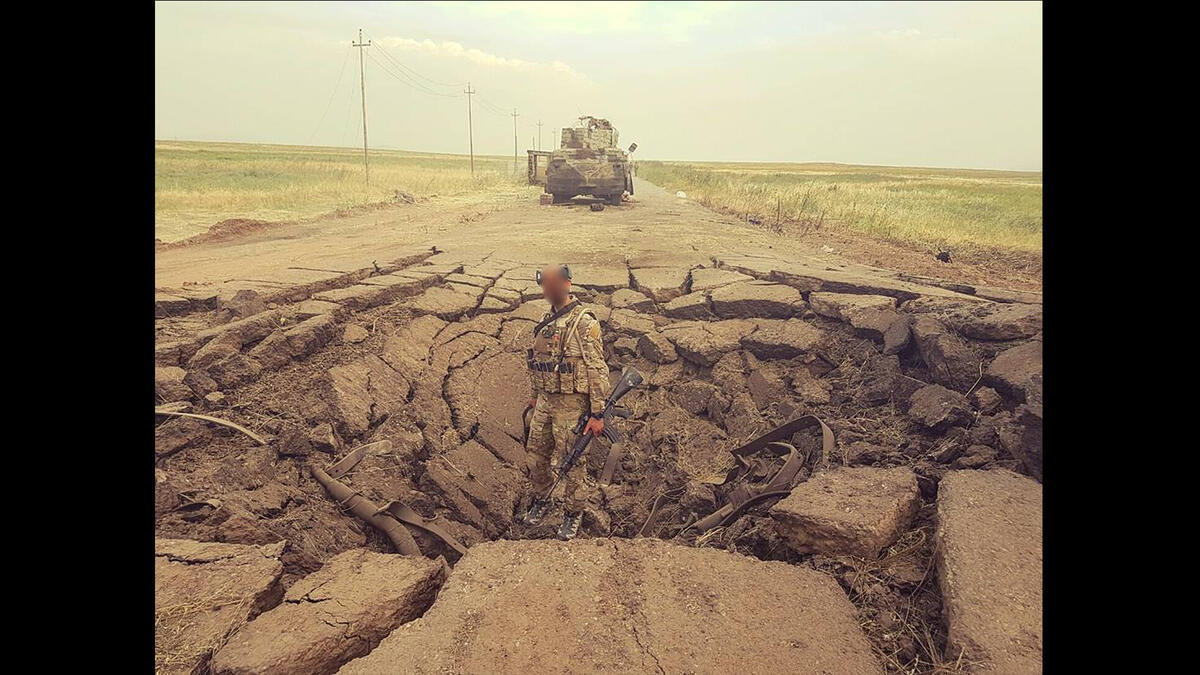 Hole in the ground, Iraq