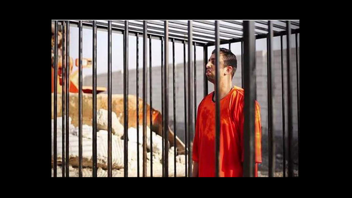 Jordanian pilot burned alive
