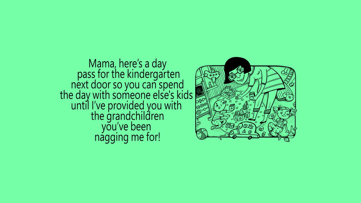 Arab Mother's Day parody cards