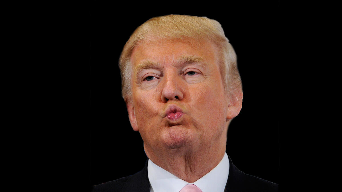 Donald Trump talking