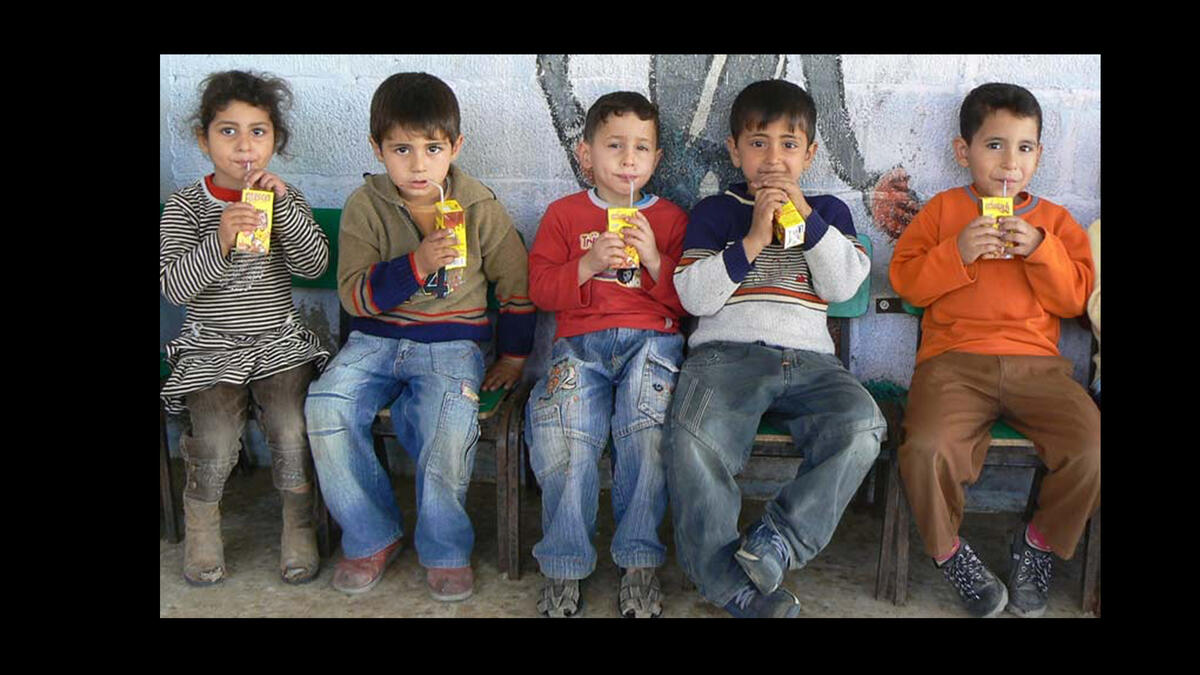 gaza children starving