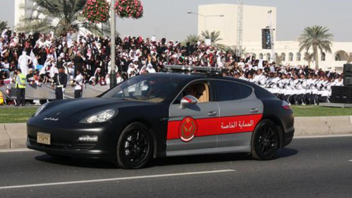 Qatar police car